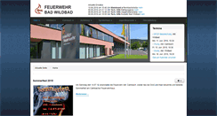 Desktop Screenshot of feuerwehr-badwildbad.de